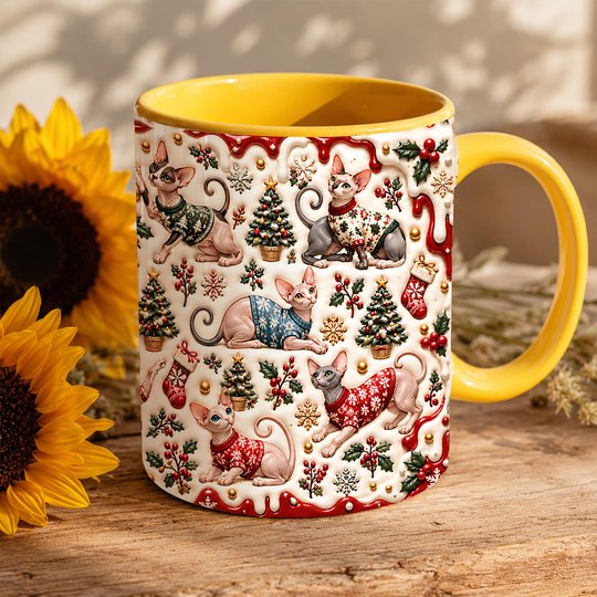 Sphynx Cat Accent Edge-to-Edge Mug CM26102060