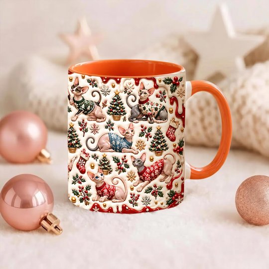 Sphynx Cat Accent Edge-to-Edge Mug CM26102060