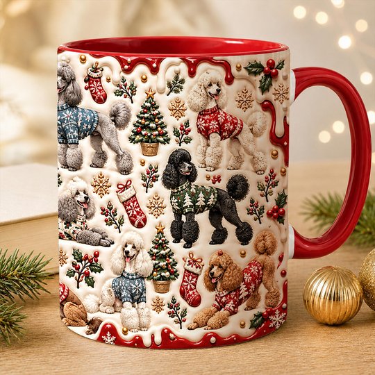 Standard Poodle Accent Edge-to-Edge Mug CM26102061