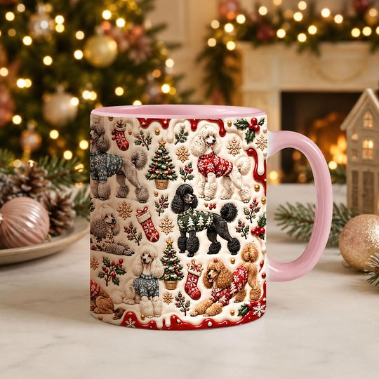 Standard Poodle Accent Edge-to-Edge Mug CM26102061
