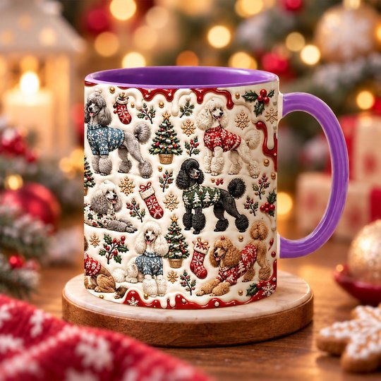 Standard Poodle Accent Edge-to-Edge Mug CM26102061