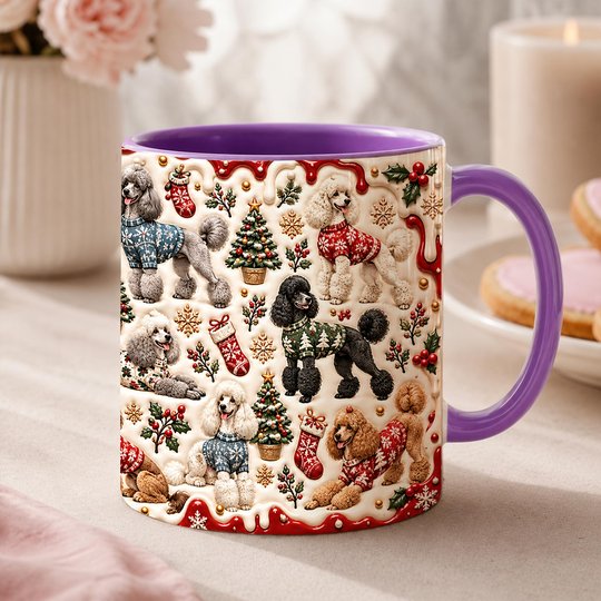 Standard Poodle Accent Edge-to-Edge Mug CM26102061