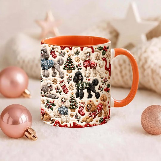 Standard Poodle Accent Edge-to-Edge Mug CM26102061