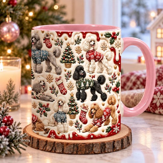 Standard Poodle Accent Edge-to-Edge Mug CM26102061