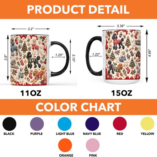 Standard Poodle Accent Edge-to-Edge Mug CM26102061