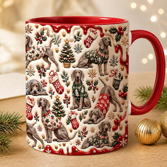 Weimaraner Accent Edge-to-Edge Mug CM26102063