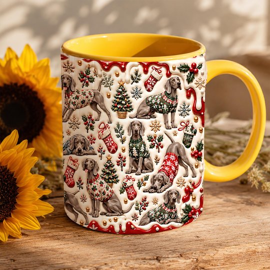 Weimaraner Accent Edge-to-Edge Mug CM26102063