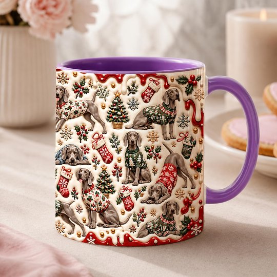 Weimaraner Accent Edge-to-Edge Mug CM26102063