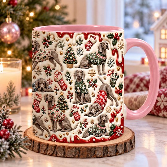Weimaraner Accent Edge-to-Edge Mug CM26102063