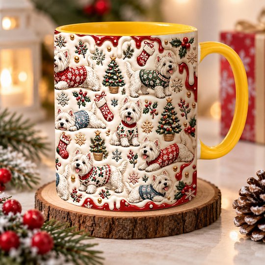 West Highland White Terrier Accent Edge-to-Edge Mug CM26102065