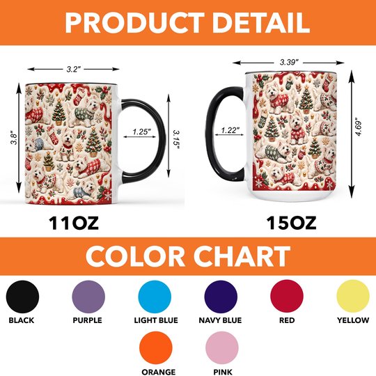 West Highland White Terrier Accent Edge-to-Edge Mug CM26102065