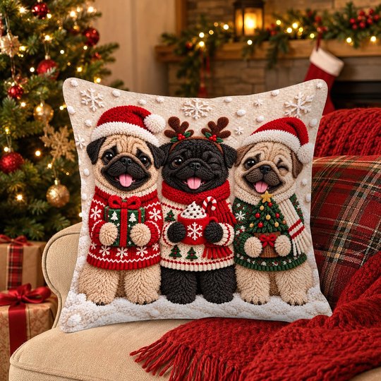 Pug Pillow THPI26102056