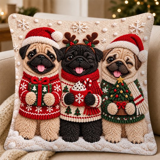 Pug Pillow THPI26102056