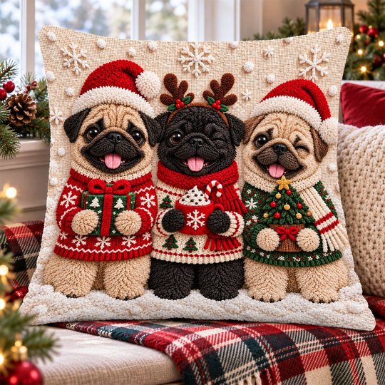 Pug Pillow THPI26102056