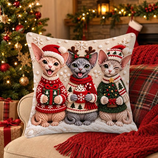 Sphynx Cat Pillow THPI26102061
