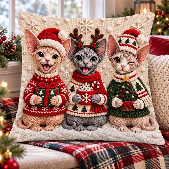 Sphynx Cat Pillow THPI26102061