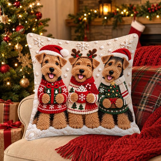 Welsh Terrier Pillow THPI26102064