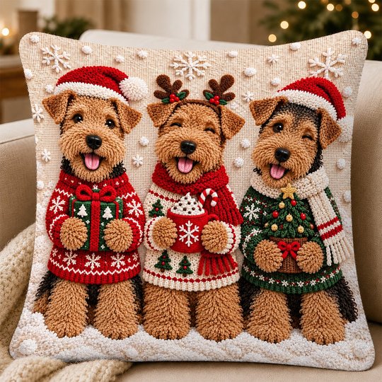 Welsh Terrier Pillow THPI26102064
