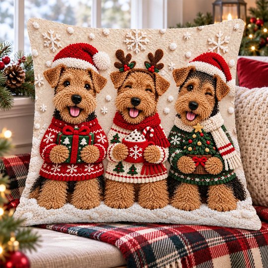 Welsh Terrier Pillow THPI26102064