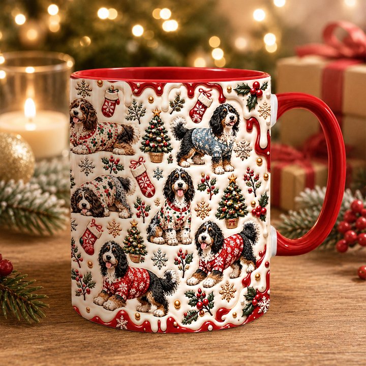 Bernedoodle Accent Edge-to-Edge Mug CM26102026