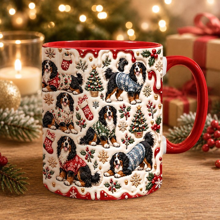 Bernese Mountain Dog Accent Edge-to-Edge Mug CM26102027