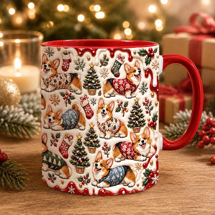 Corgi Accent Edge-to-Edge Mug CM26102035