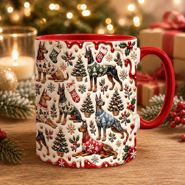 Doberman Accent Edge-to-Edge Mug CM26102037