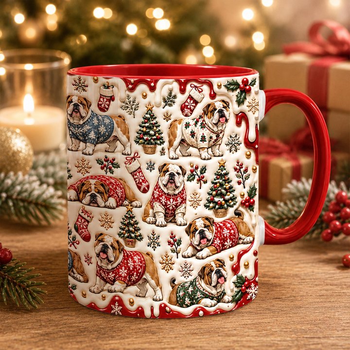 English Bulldog Accent Edge-to-Edge Mug CM26102038