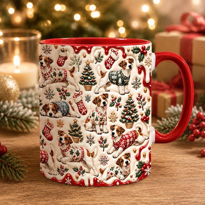 Jack Russell Terrier Accent Edge-to-Edge Mug CM26102046
