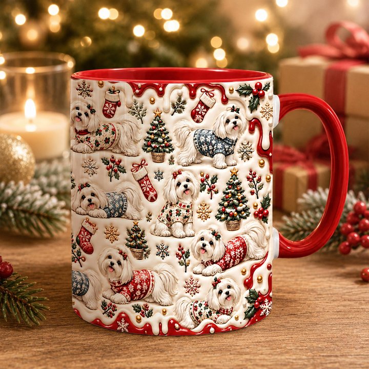 Maltese Accent Edge-to-Edge Mug CM26102048