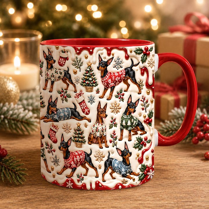 Miniature Pinscher Accent Edge-to-Edge Mug CM26102049
