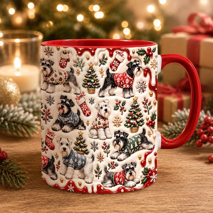 Miniature Schnauzer Accent Edge-to-Edge Mug CM26102050