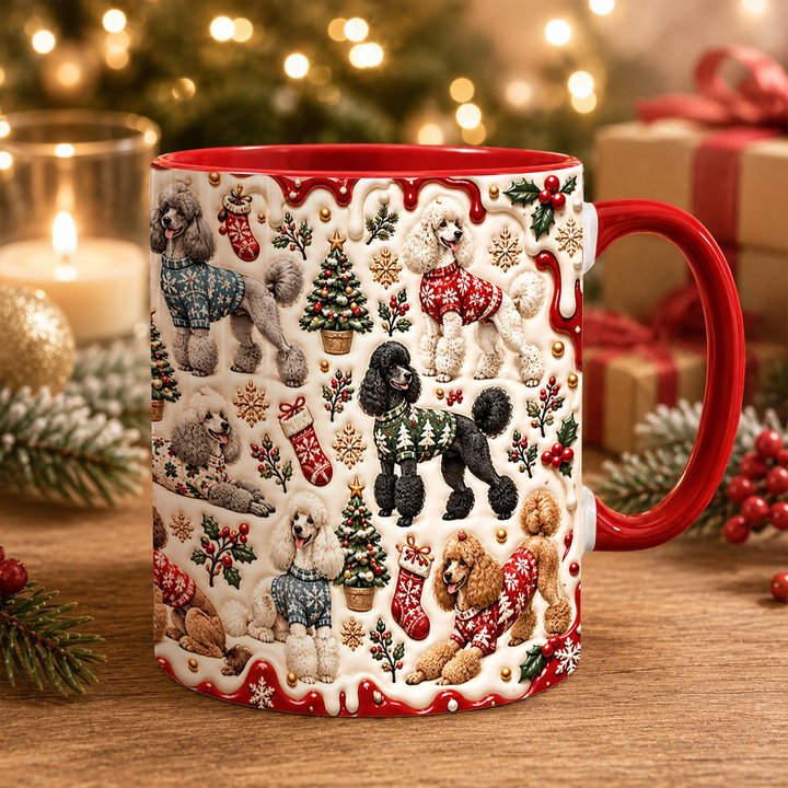 Standard Poodle Accent Edge-to-Edge Mug CM26102061