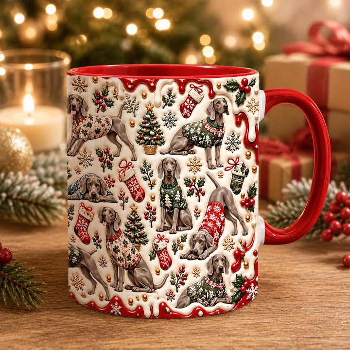 Weimaraner Accent Edge-to-Edge Mug CM26102063