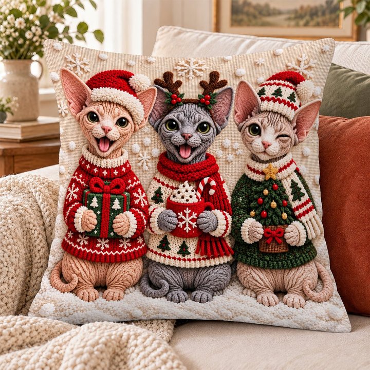 Sphynx Cat Pillow THPI26102061