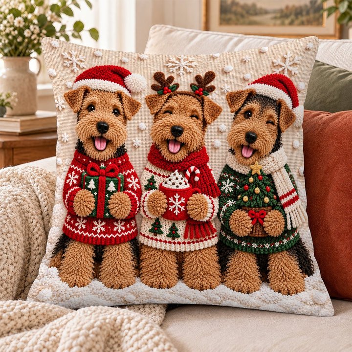 Welsh Terrier Pillow THPI26102064