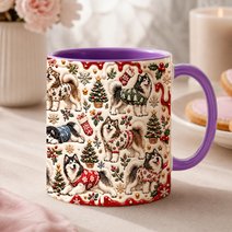 Alaskan Malamute Accent Edge-to-Edge Mug CM26102020