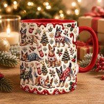 Australian Cattle Dog Accent Edge-to-Edge Mug CM26102021