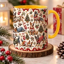 Australian Cattle Dog Accent Edge-to-Edge Mug CM26102021