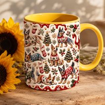 Australian Cattle Dog Accent Edge-to-Edge Mug CM26102021