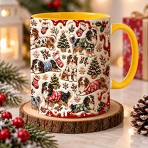Australian Shepherd Accent Edge-to-Edge Mug CM26102022