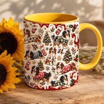 Australian Shepherd Accent Edge-to-Edge Mug CM26102022