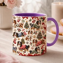 Australian Shepherd Accent Edge-to-Edge Mug CM26102022