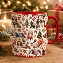 Bearded Collie Accent Edge-to-Edge Mug CM26102025