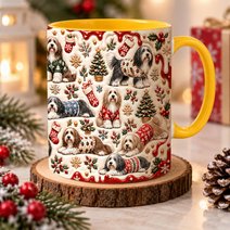 Bearded Collie Accent Edge-to-Edge Mug CM26102025