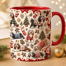 Bearded Collie Accent Edge-to-Edge Mug CM26102025