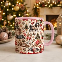 Bearded Collie Accent Edge-to-Edge Mug CM26102025