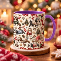 Bearded Collie Accent Edge-to-Edge Mug CM26102025