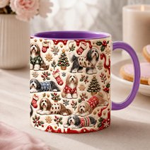 Bearded Collie Accent Edge-to-Edge Mug CM26102025