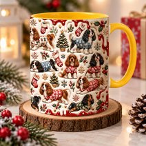 Cavalier King Charles Spaniel Accent Edge-to-Edge Mug CM26102032